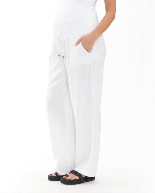 Ripe - Indi Maternity Wide Leg Pant - clothing - pants - solid