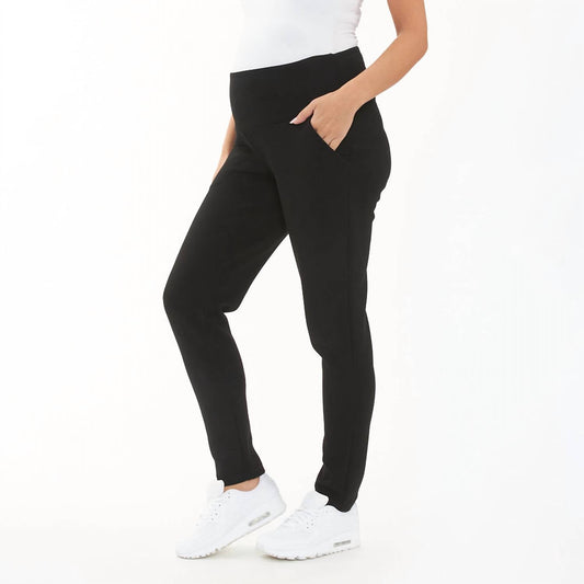 Ripe - Super Soft Scuba Maternity Pant - black - clothing - pants