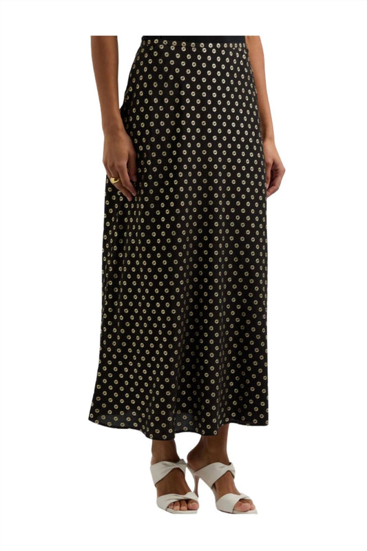 Rixo - Kelly Skirt - black - clothing - knee - length - skirts