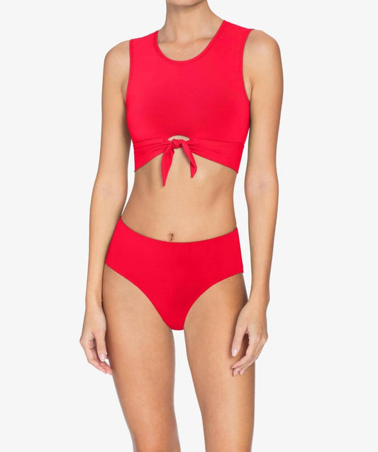 Robin Piccone - Ava Tank Swim Top - bikinis - clothing - red