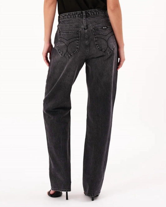 Rolla'S - Relaxed Worn Jeans - black - clothing - jeans