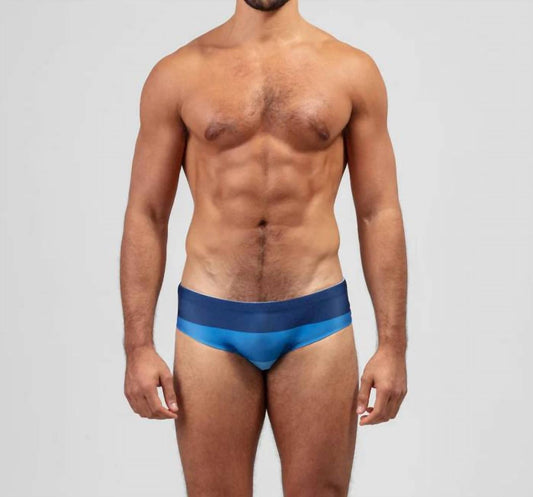 Ron Dorff - Swim Briefs Big Stripes - blue - clothing - men