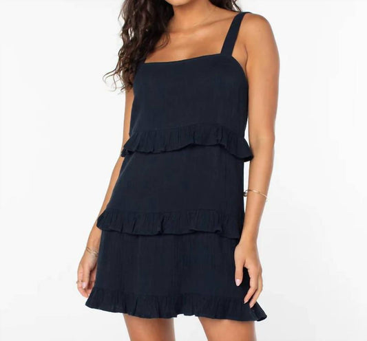 Roxy - Soft Sand Mini Dress - black - clothing - dresses