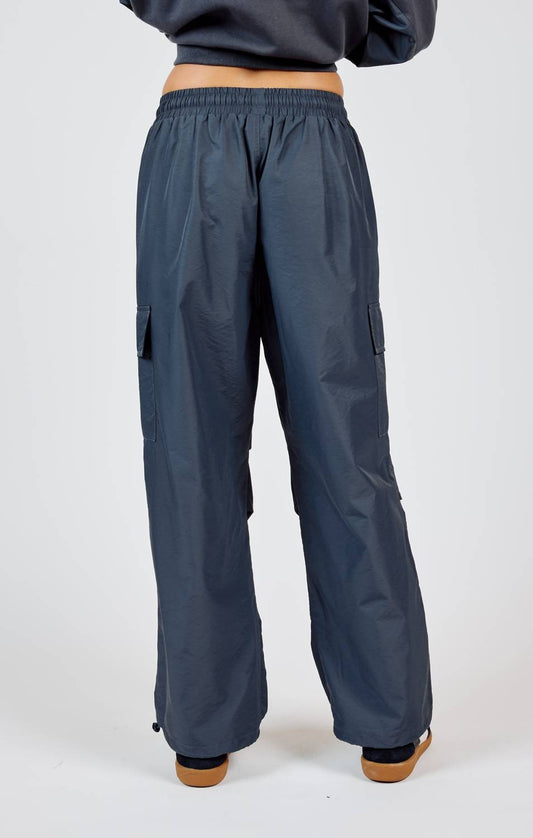 Sadie & Sage - Vita Elastic Waist Cargo Pants - clothing - grey - pants