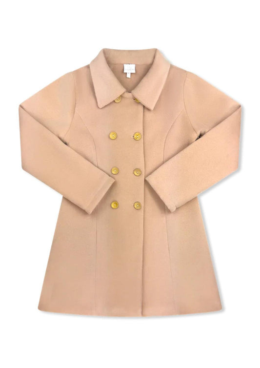 Set Proper - Girl's Collins Coat - beige - polyester -