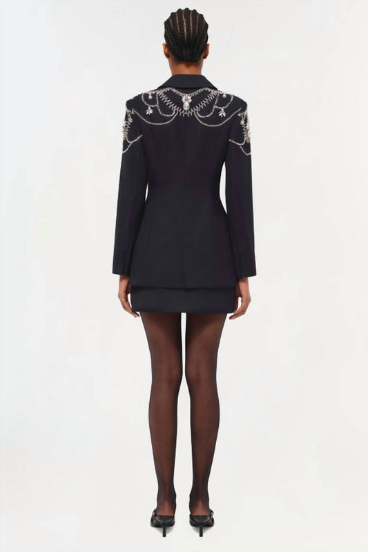 Simkhai - Getty Single Breasted Blazer - black - blazers - clothing