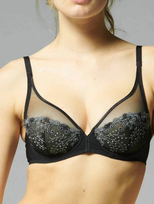 Simone Perele - Delice Full Coverage Plunge Bra - black - bras - clothing