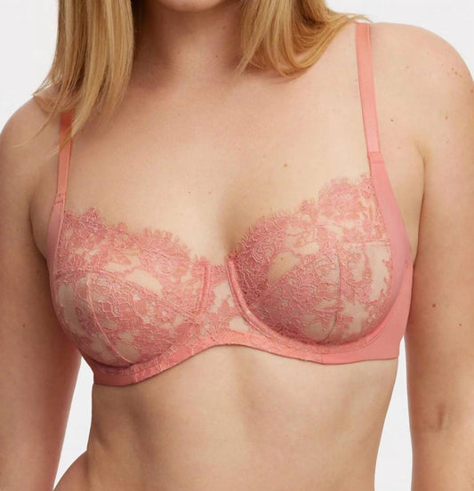 Skarlett Blue - ENTICE LACE SIDE SUPPORT FULL COVERAGE BRA - bras - clothing - cotton - blend