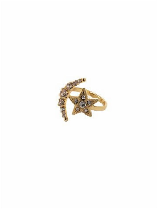 Sorrelli - Women's Nebula Statement Ring - gold - jewelry - rings