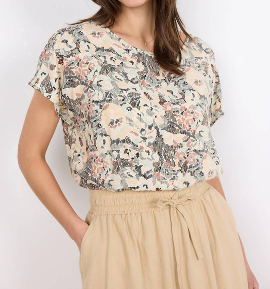 Soya Concept - Sofia Top - clothing - floral - green
