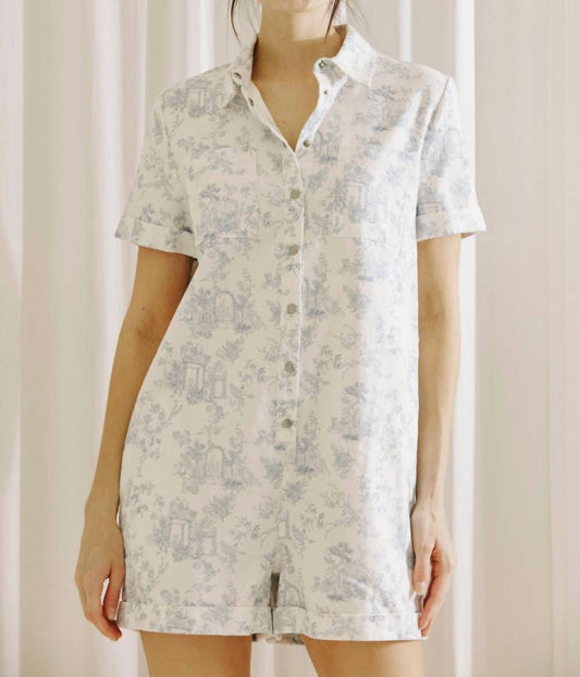 Storia - COTTAGE DREAMS ROMPER - blue - clothing - cotton