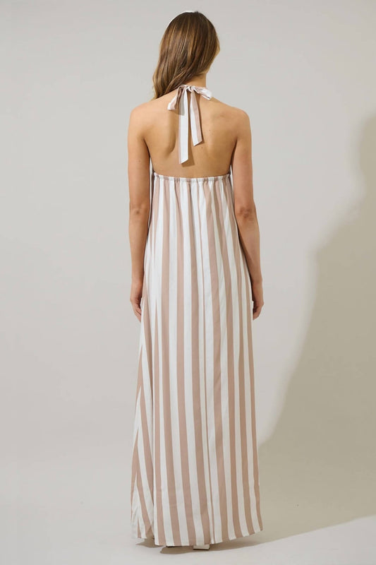 Sugarlips - Emerly Striped Sabria Maxi Dress - clothing - dresses - maxi