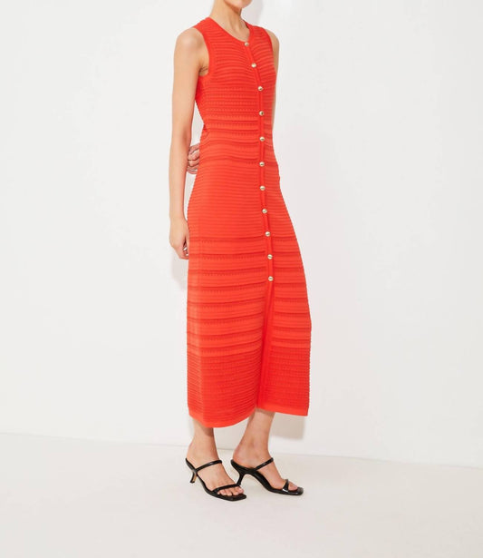 Suncoo - Knitted Cinnamon Dress - clothing - dresses - midi