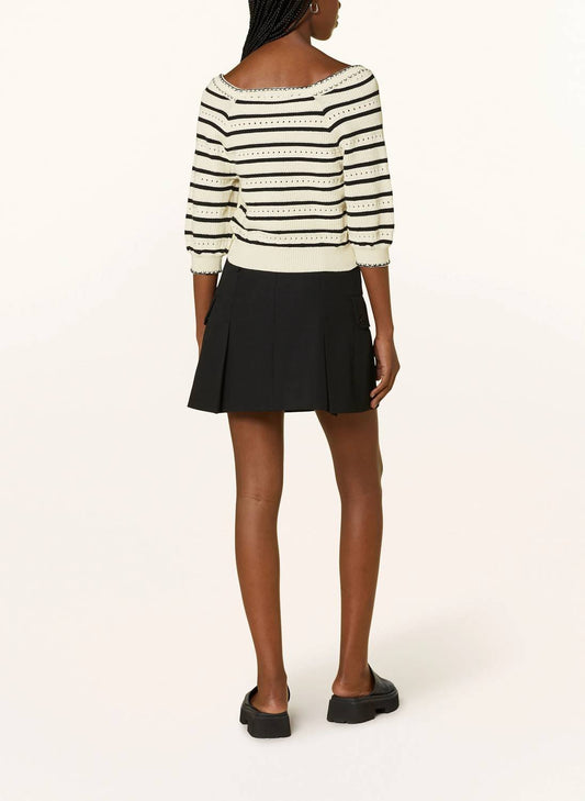 Suncoo - Patricia Knit Sweater - beige - clothing - cotton