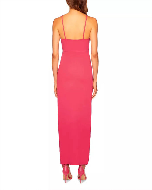 Susana Monaco - Faux Wrap String Slit Dress - clothing - dresses - maxi