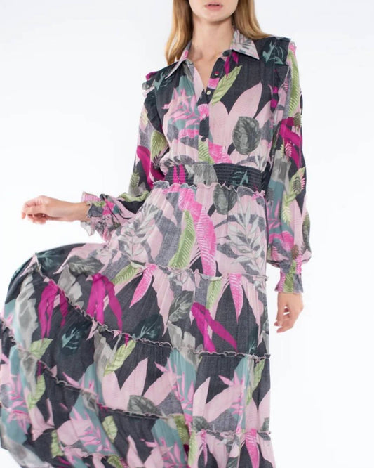 Taj By Sabrina Crippa - Emma Smocked Waist Maxi - black - clothing - dresses