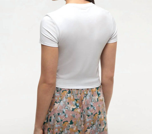 Tentree - Lawson Twist Front T-shirt - clothing - cotton - blend - shirts