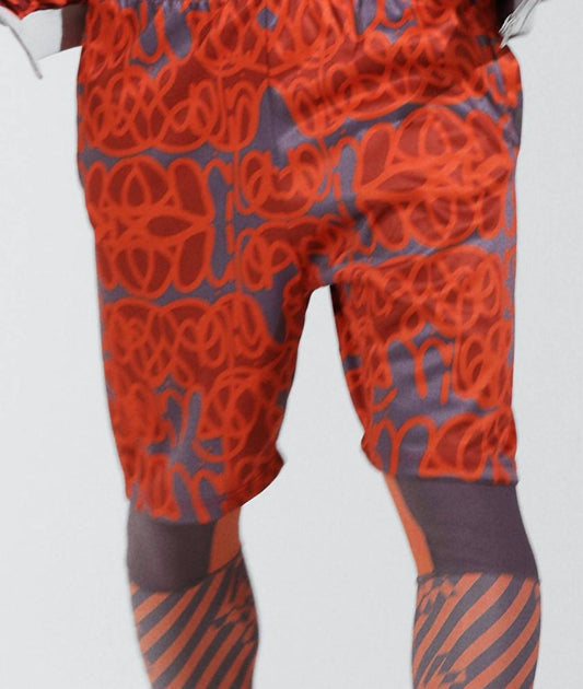 The Athletic Side Of Us - Print Shorts - athletic - clothing - directbrandpartner