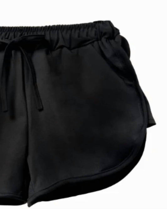 The Athletic Side Of Us - Women's Act Self Short Shorts - athletic - shorts - black - clothing