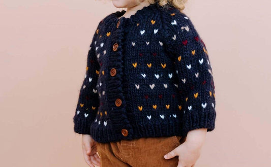 The Blueberry Hill - Sawyer Cardigan - acrylic - blue - clothing