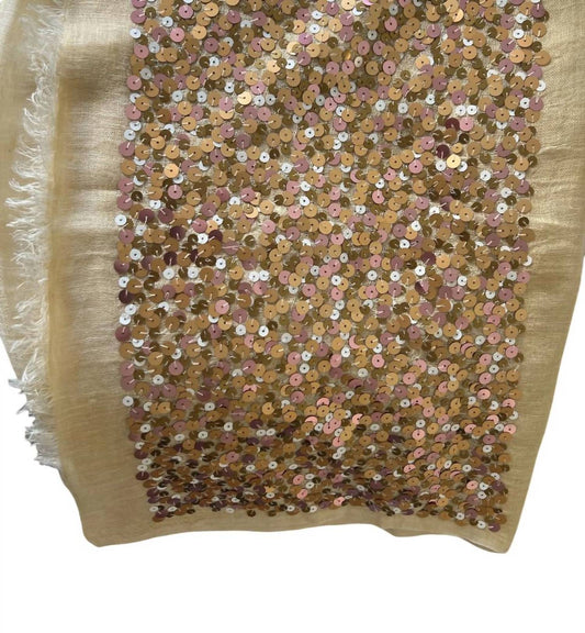 The Gray Crab - Women's Silk Scarf - accessories - beige - directbrandpartner