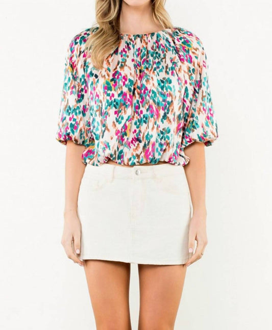 Thml - Arlington Floral Inspired Top - blouses - clothing - floral