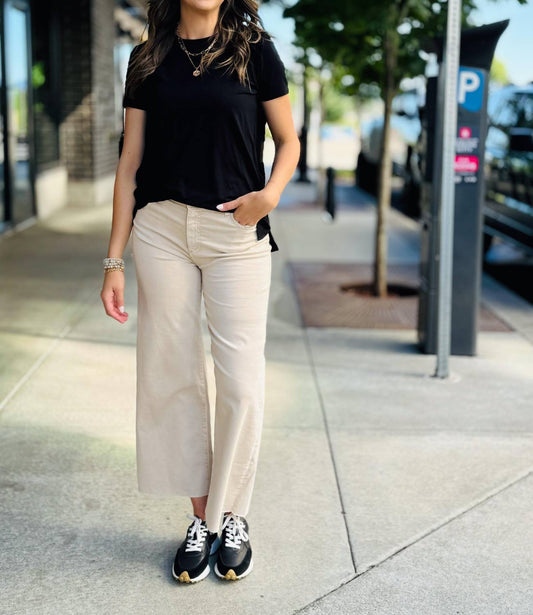 Tribal - Scoop Top With Back Pleats - black - blouses - clothing