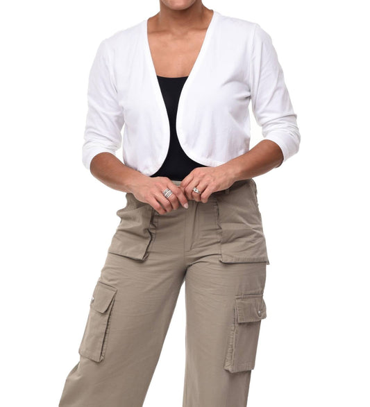 Tulip Clothing - 3/4 Sleeves Shrug - clothing - cotton - blend - directbrandpartner