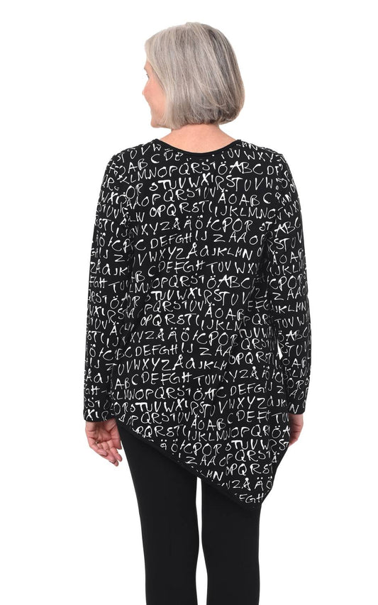 Tulip Clothing - Kinsley Tunic - black - clothing - cotton - blend