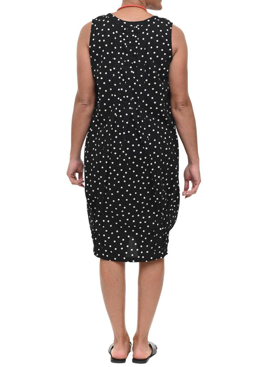 Tulip Clothing - Santa Fe Dress - black - clothing - cotton