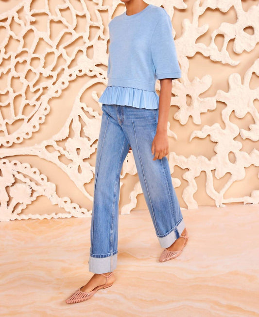 Ulla Johnson - Harper Top - blouses - blue - clothing