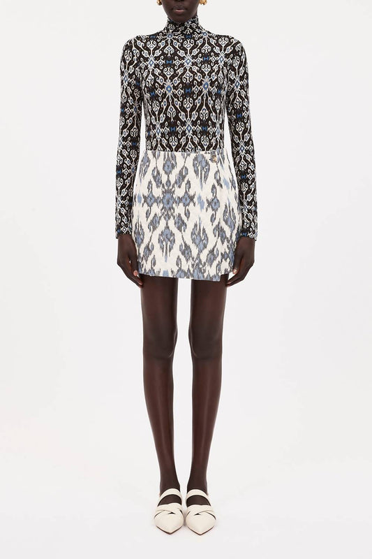 Ulla Johnson - Zina Skirt - blue - clothing - cotton