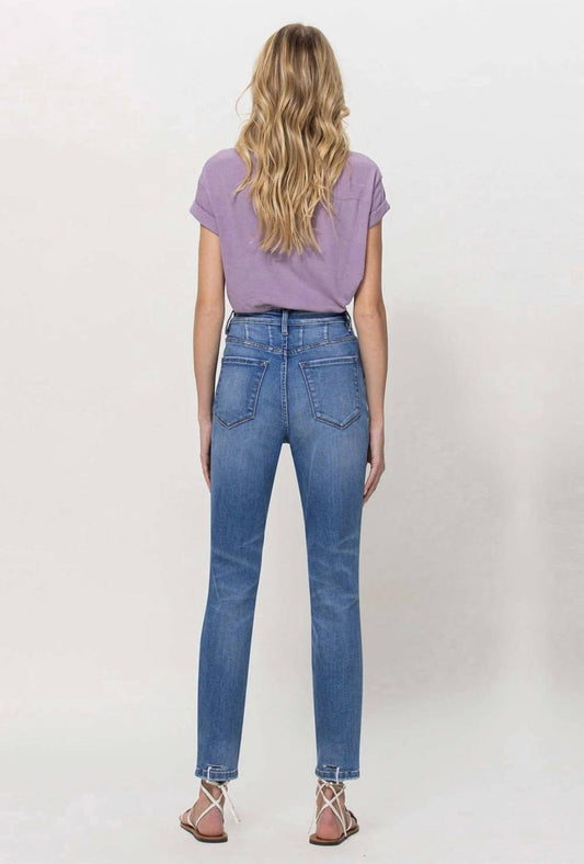 Vervet By Flying Monkey - Stretch Relaxed Jean - ankle - blue - clothing