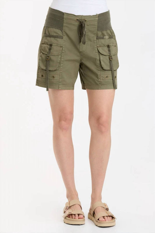 Xcvi - Felix Short - clothing - cotton - blend - green