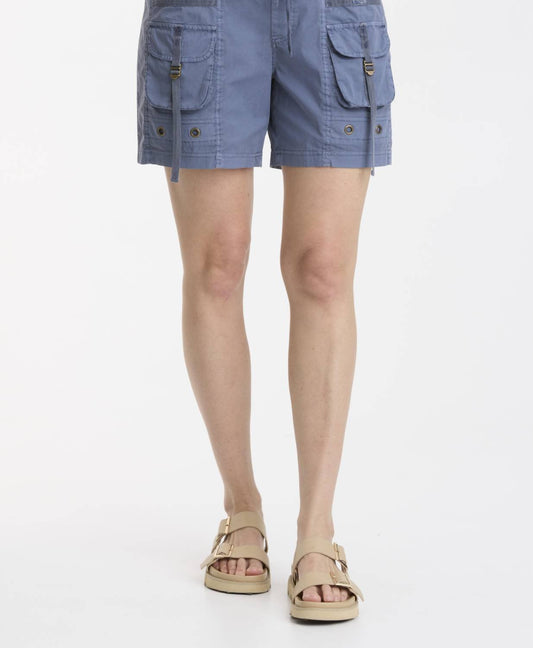 Xcvi - Felix Short - blue - clothing - cotton - blend