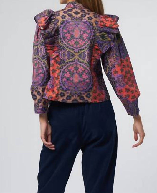 Xirena - Callie Print Top - blouses - clothing - cotton