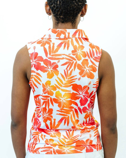 Yatta Golf - Sleeveless Golf Polo - clothing - directbrandpartner - floral