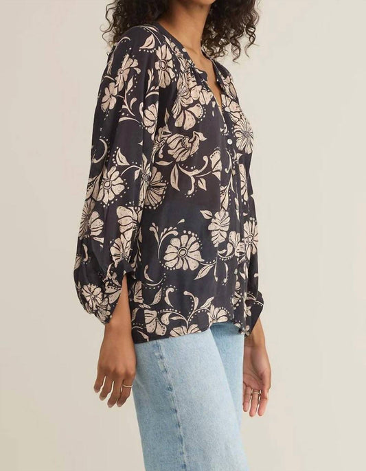 Z Supply - Wren Ari Blouse - black - blouses - clothing
