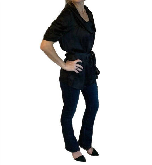 Bcbgmaxazria - BLOUSE WITH TIE WAIST