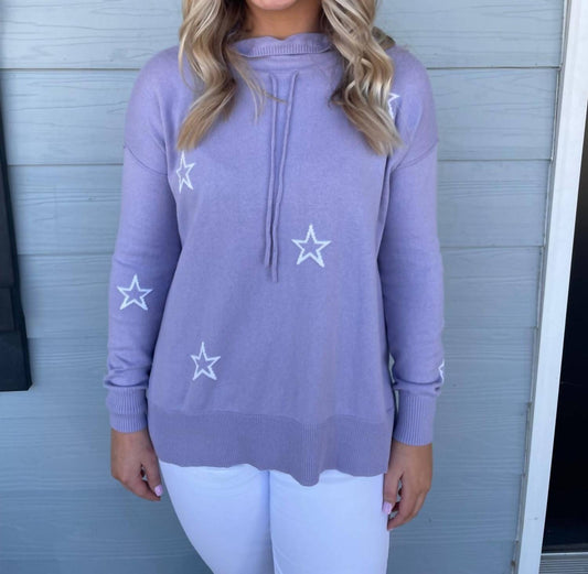Elliott Lauren - Long Sleeve Drawstring Crew Neck Sweater