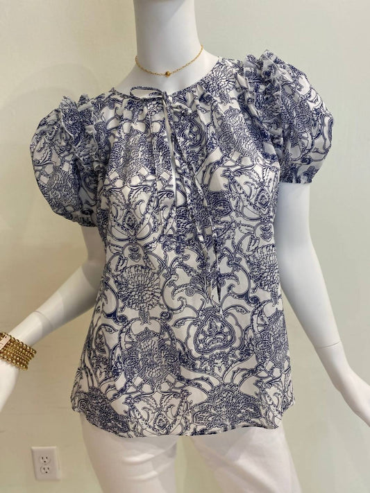 Elliott Lauren - Tie Front Top