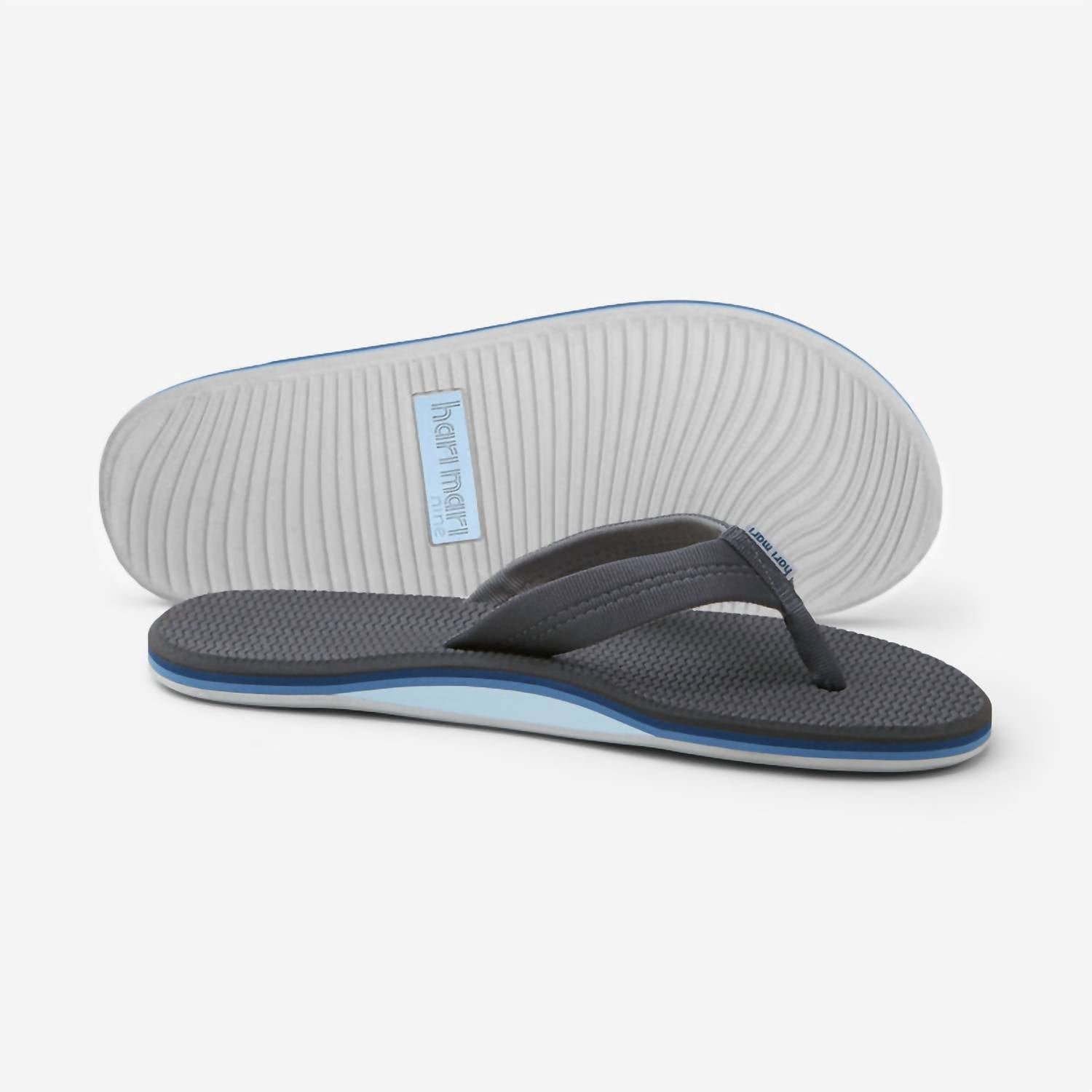 hari mari Men's Dunes Flip Flops in dark charcoal - men's sandal - alternate view