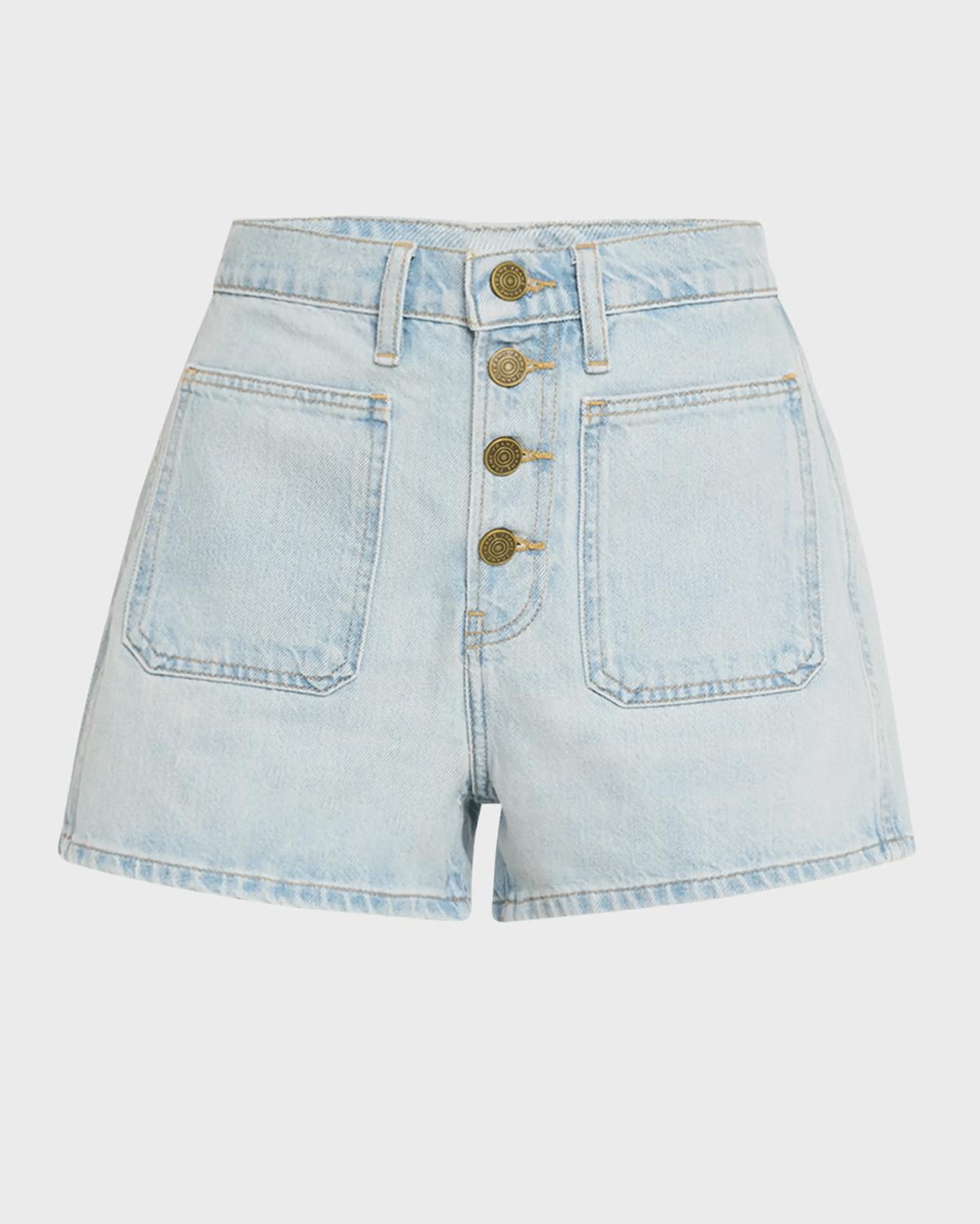 Frame - Women's Le Bardot Exposed Button Short