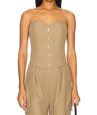 Nonchalant Label - Maya Bustier Strapless Top