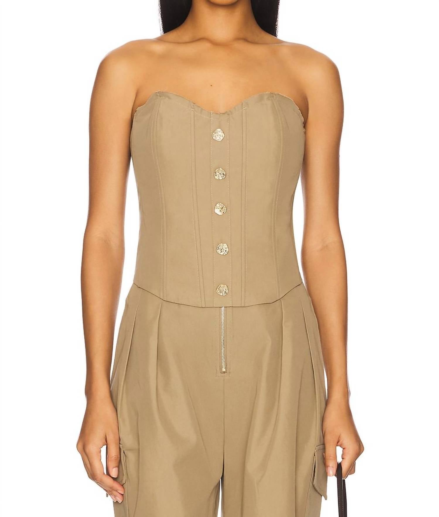 Nonchalant Label - Maya Bustier Strapless Top