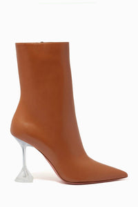 Amina Muaddi - Women's Giorgia Croc Leather Mid-calf Boots