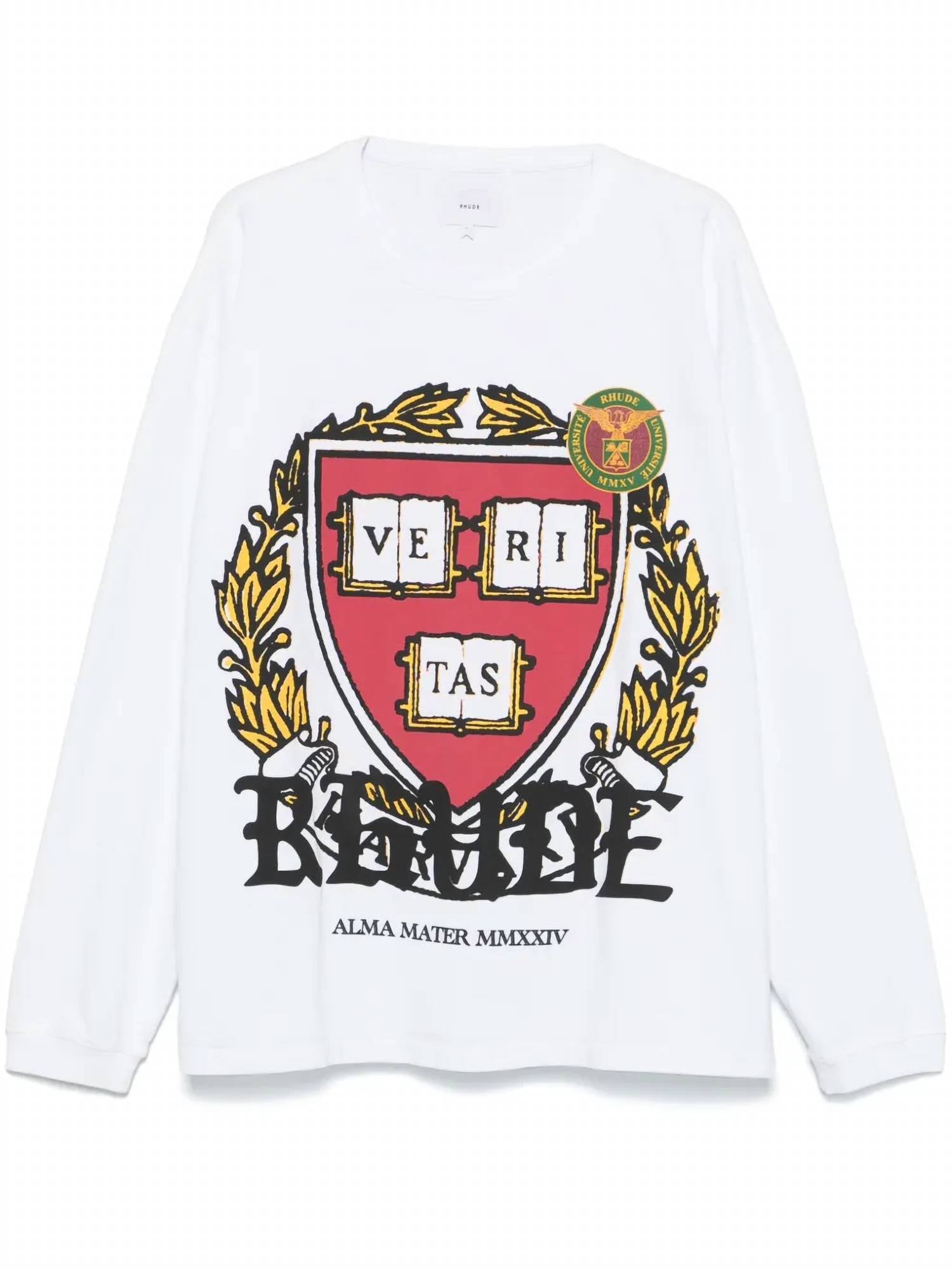 Rhude - Veritas Long Sleeve Graphic T-shirt