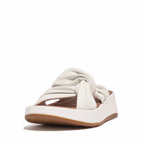 Fitflop - Women's Leather-twist Flatform Slide Sandal