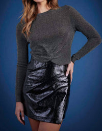 Bishop + Young - Lurex Bonita Twist Front Top