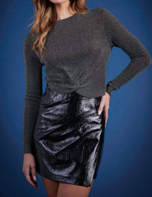 Bishop + Young - Lurex Bonita Twist Front Top